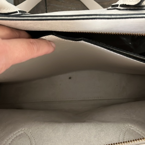 H&M Elegant Cream Handbag tote - Picture 4 of 6